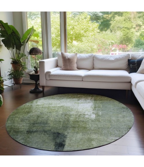 Addison Chantille ACN787-Green 8 ft. X 8 ft. Round Rug