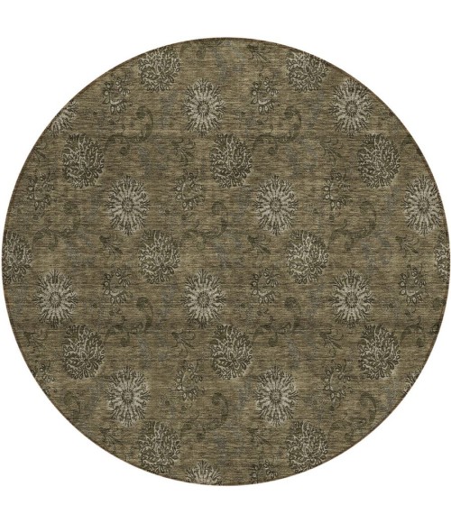 Addison Chantille ACN788-Brown 8 ft. X 8 ft. Round Rug