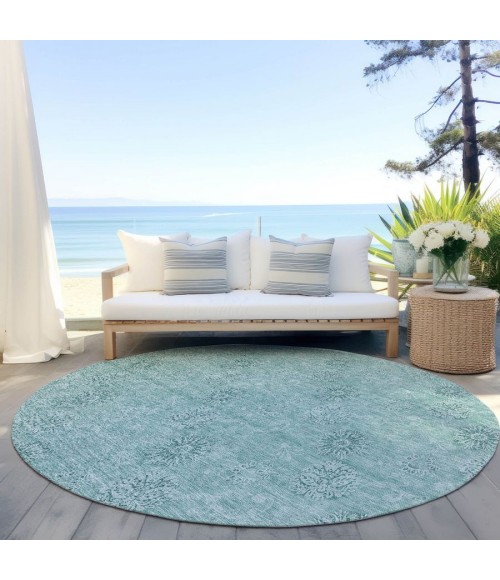 Addison Chantille ACN789-Teal 8 ft. X 8 ft. Round Rug