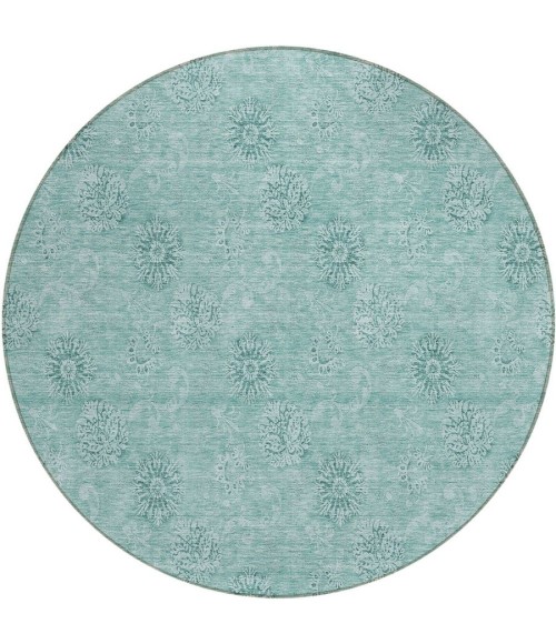Addison Chantille ACN789-Teal 8 ft. X 8 ft. Round Rug