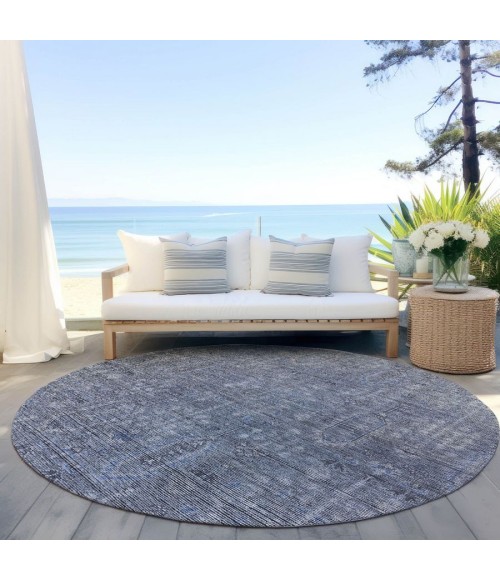 Addison Chantille ACN790-Blue 8 ft. X 8 ft. Round Rug