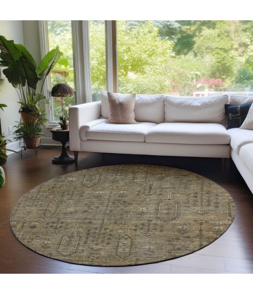 Addison Chantille ACN790-Brown 8 ft. X 8 ft. Round Rug