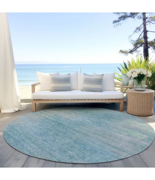 Addison Chantille ACN794-Aqua 8 ft. X 8 ft. Round Rug