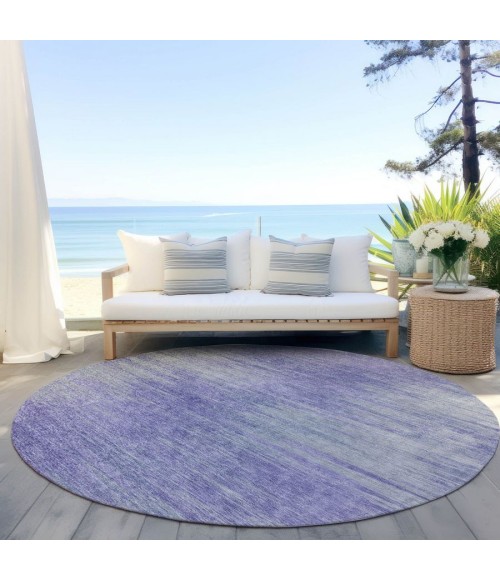 Addison Chantille ACN794-Plum 8 ft. X 8 ft. Round Rug