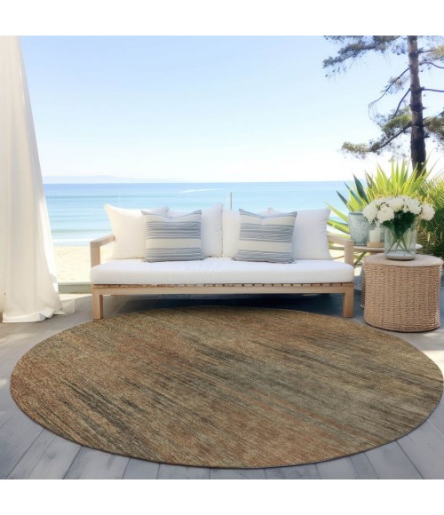 Addison Chantille ACN794-Terracotta 8 ft. X 8 ft. Round Rug