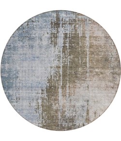Addison Chantille ACN795-Brown 8 ft. X 8 ft. Round Rug