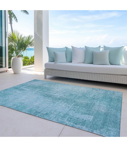 Addison Chantille ACN796-Aqua 5 ft. X 7 ft. 6 in. Rectangle Rug