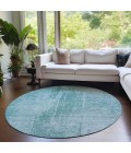 Addison Chantille ACN796-Aqua 8 ft. X 8 ft. Round Rug