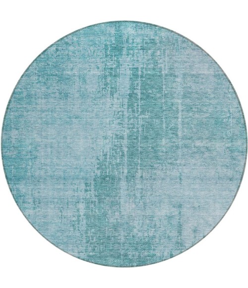 Addison Chantille ACN796-Aqua 8 ft. X 8 ft. Round Rug