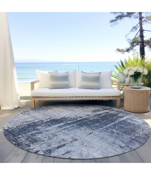 Addison Chantille ACN796-Navy 8 ft. X 8 ft. Round Rug