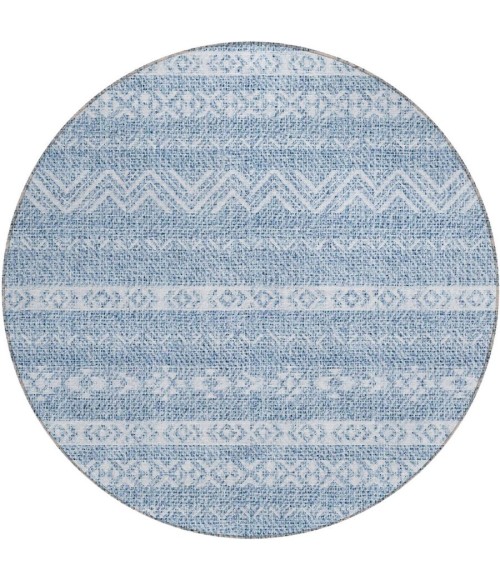 Addison Chantille ACN803-Blue 8 ft. X 8 ft. Round Rug