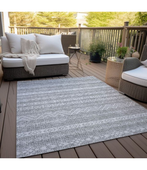 Addison Chantille Rug ACN803-Gray 9 ft. X 12 ft. Rectangle - Rugs Town Addison Chantille ACN803-Gray 9 ft. X 12 ft. Rectangle Rug