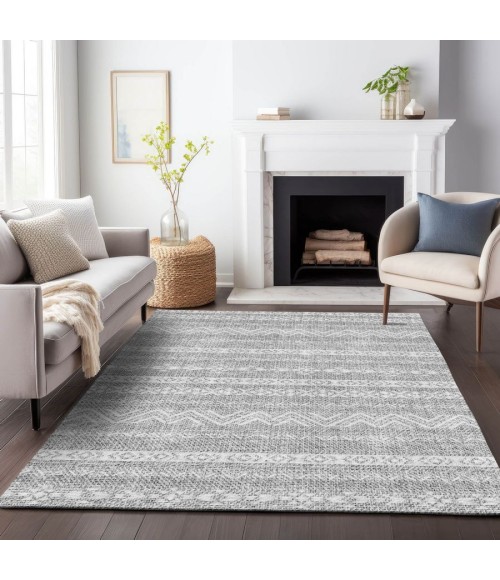 Addison Chantille Rug ACN803-Gray 9 ft. X 12 ft. Rectangle - Rugs Town Addison Chantille ACN803-Gray 9 ft. X 12 ft. Rectangle Rug