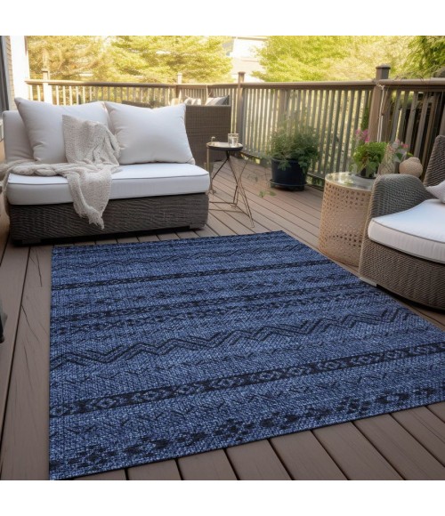 Addison Chantille Rug ACN803-Navy 9 ft. X 12 ft. Rectangle - Rugs Town Addison Chantille ACN803-Navy 9 ft. X 12 ft. Rectangle Rug
