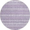 Addison Chantille ACN803-Purple 8 ft. X 8 ft. Round Rug