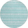 Addison Chantille ACN803-Teal 8 ft. X 8 ft. Round Rug