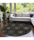 Addison Chantille ACN809-Black 8 ft. X 8 ft. Round Rug