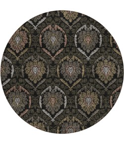Addison Chantille ACN809-Black 8 ft. X 8 ft. Round Rug