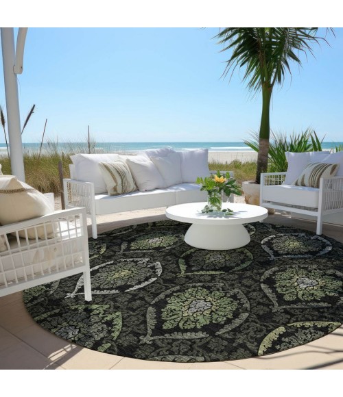 Addison Chantille ACN809-Green 8 ft. X 8 ft. Round Rug