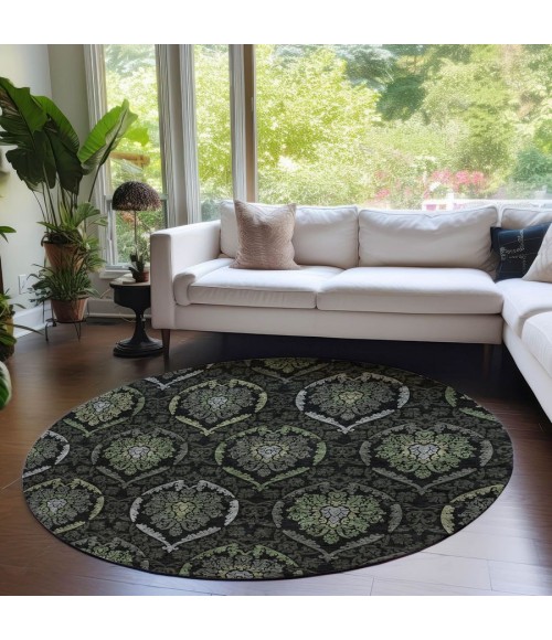 Addison Chantille ACN809-Green 8 ft. X 8 ft. Round Rug