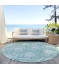 Addison Chantille ACN810-Turquoise 8 ft. X 8 ft. Round Rug