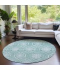 Addison Chantille ACN810-Turquoise 8 ft. X 8 ft. Round Rug