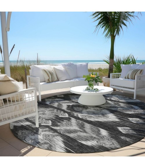 Addison Chantille ACN812-Black 8 ft. X 8 ft. Round Rug