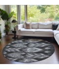 Addison Chantille ACN812-Black 8 ft. X 8 ft. Round Rug