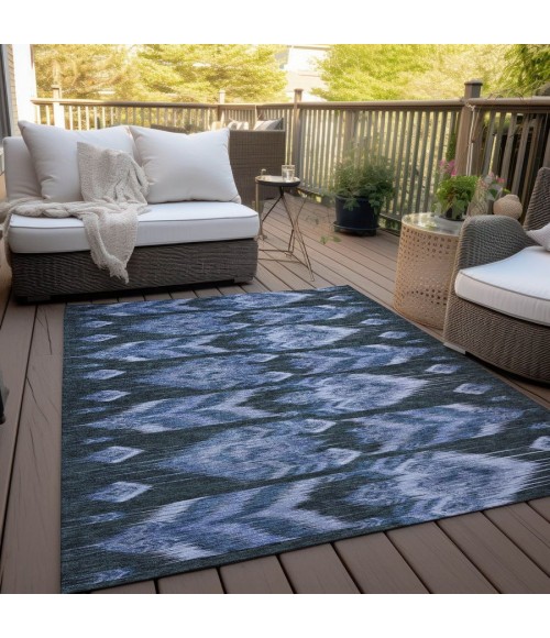 Addison Chantille Rug ACN812-Blue 9 ft. X 12 ft. Rectangle - Rugs Town Addison Chantille ACN812-Blue 9 ft. X 12 ft. Rectangle Rug