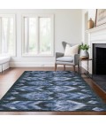 Addison Chantille Rug ACN812-Blue 9 ft. X 12 ft. Rectangle - Rugs Town Addison Chantille ACN812-Blue 9 ft. X 12 ft. Rectangle Rug