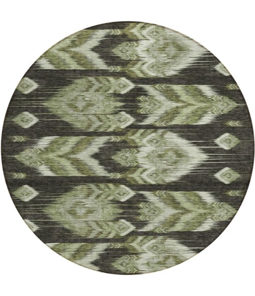 Addison Chantille ACN812-Olive 8 ft. X 8 ft. Round Rug