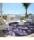 Addison Chantille ACN812-Purple 8 ft. X 8 ft. Round Rug