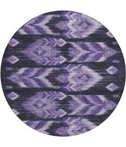 Addison Chantille ACN812-Purple 8 ft. X 8 ft. Round Rug