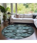 Addison Chantille ACN812-Teal 8 ft. X 8 ft. Round Rug