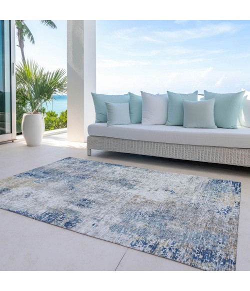 Addison Chantille Rug ACN814-Blue 9 ft. X 12 ft. Rectangle - Rugs Town Addison Chantille ACN814-Blue 9 ft. X 12 ft. Rectangle Rug
