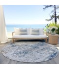 Addison Chantille ACN814-Blue 8 ft. X 8 ft. Round Rug