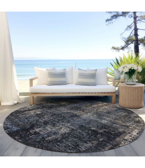 Addison Chantille ACN815-Charcoal 8 ft. X 8 ft. Round Rug
