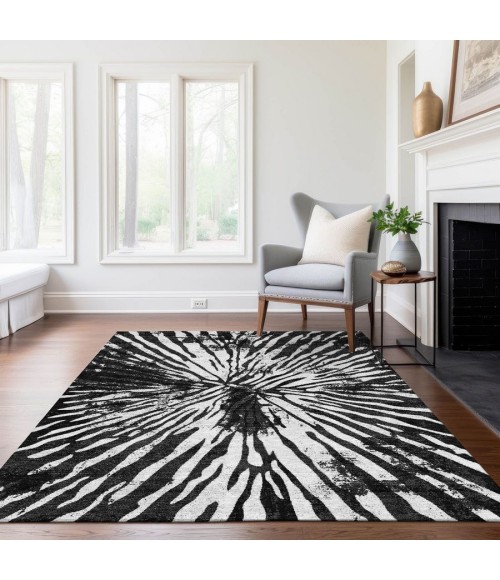 Addison Chantille Rug ACN818-Black 10 ft. X 14 ft. Rectangle - Rugs Town Addison Chantille ACN818-Black 10 ft. X 14 ft. Rectangle Rug