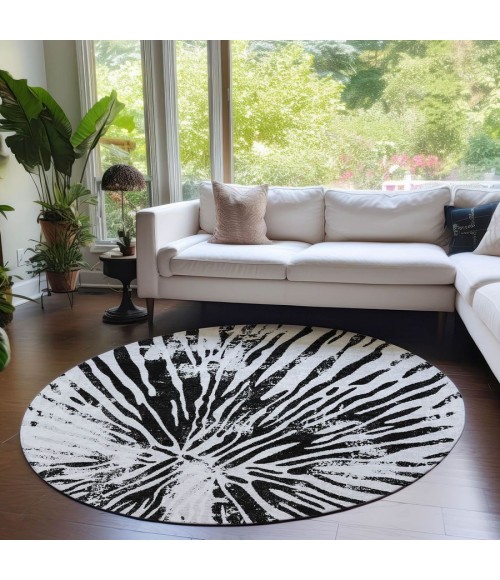 Addison Chantille Rug ACN818-Ivory 8 ft. X 8 ft. Round - Rugs Town Addison Chantille ACN818-Ivory 8 ft. X 8 ft. Round Rug