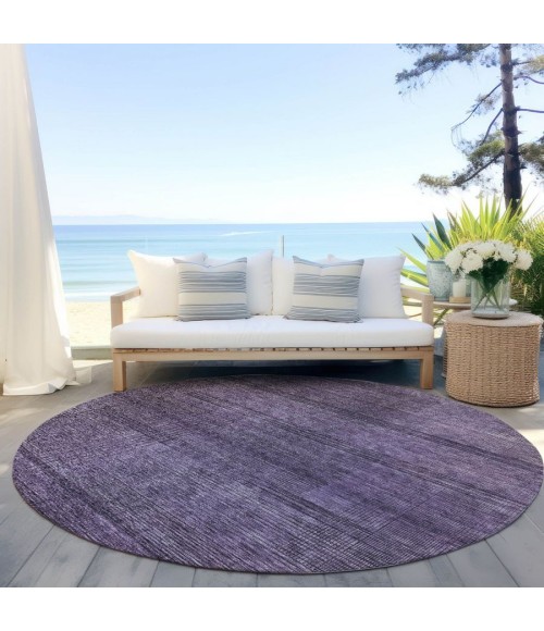 Addison Chantille ACN820-Plum 8 ft. X 8 ft. Round Rug