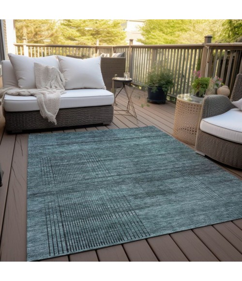 Addison Chantille Rug ACN820-Teal 10 ft. X 14 ft. Rectangle - Rugs Town Addison Chantille ACN820-Teal 10 ft. X 14 ft. Rectangle Rug