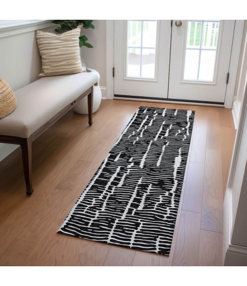 Addison Chantille ACN830-Black 2 ft. 3 in. X 7 ft. 6 in. Rectangle Rug