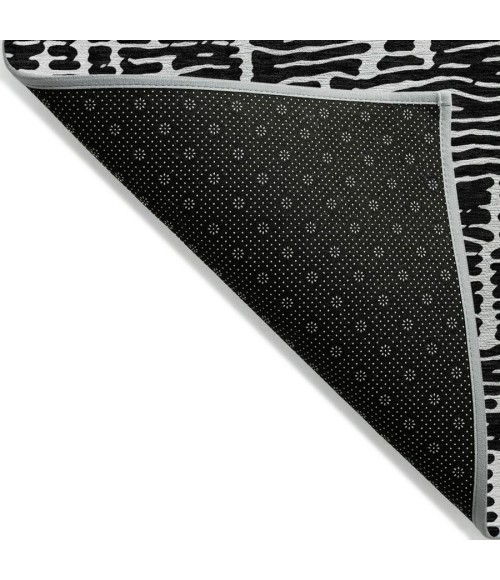 Addison Chantille ACN830-Black 8 ft. X 8 ft. Round Rug