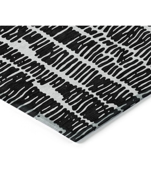 Addison Chantille ACN830-Black 8 ft. X 8 ft. Round Rug