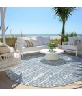 Addison Chantille ACN830-Blue 8 ft. X 8 ft. Round Rug