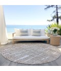 Addison Chantille ACN830-Brown 8 ft. X 8 ft. Round Rug