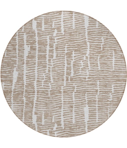 Addison Chantille ACN830-Brown 8 ft. X 8 ft. Round Rug