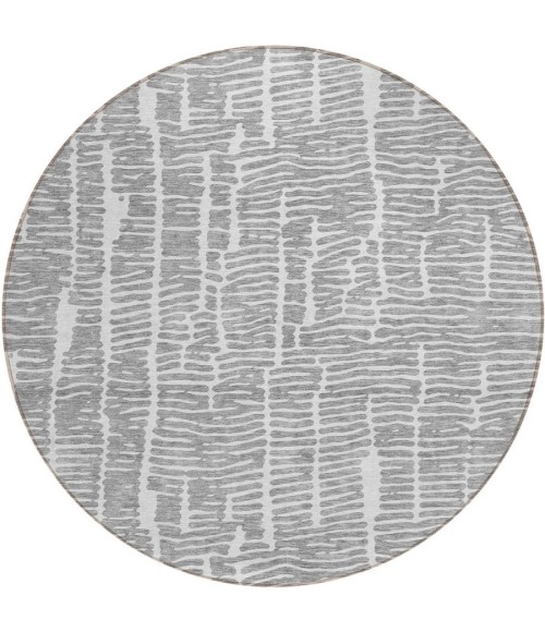 Addison Chantille ACN830-Gray 8 ft. X 8 ft. Round Rug
