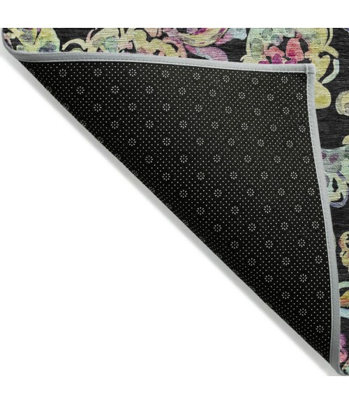 Addison Chantille ACN834-Black 8 ft. X 8 ft. Round Rug