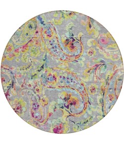 Addison Chantille ACN834-Gray 8 ft. X 8 ft. Round Rug